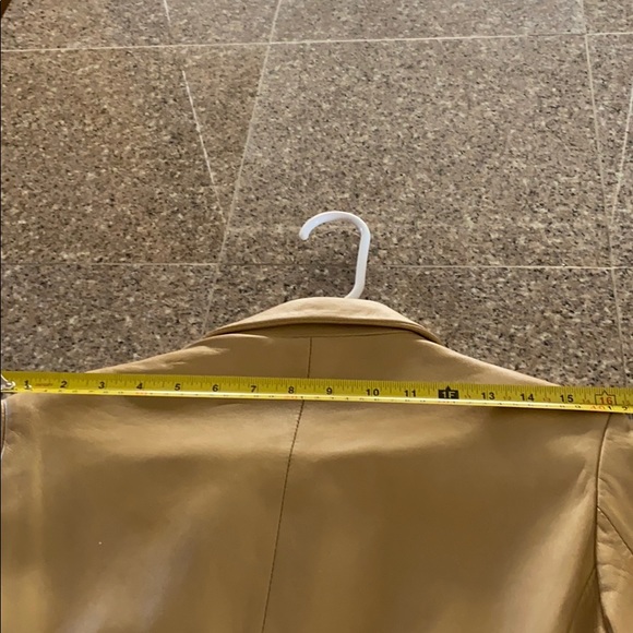 Marc New York Beige Leather Jacket - Picture 10 of 12
